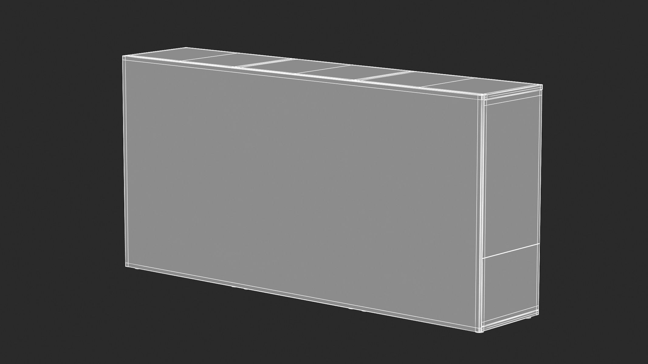 Herman Miller Storage Cabinet Meridian 1 3D model_12