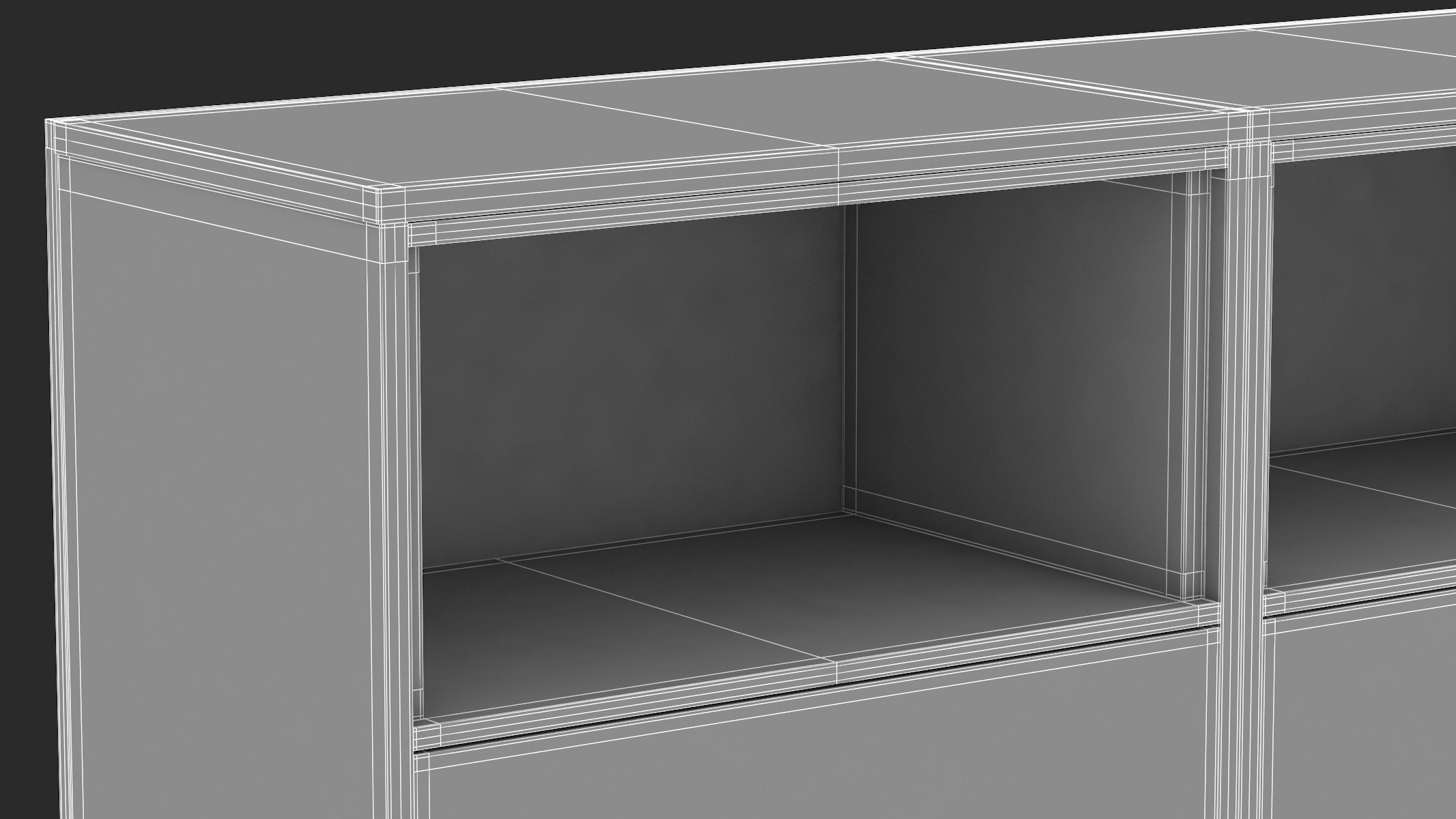 Herman Miller Storage Cabinet Meridian 1 3D model_18