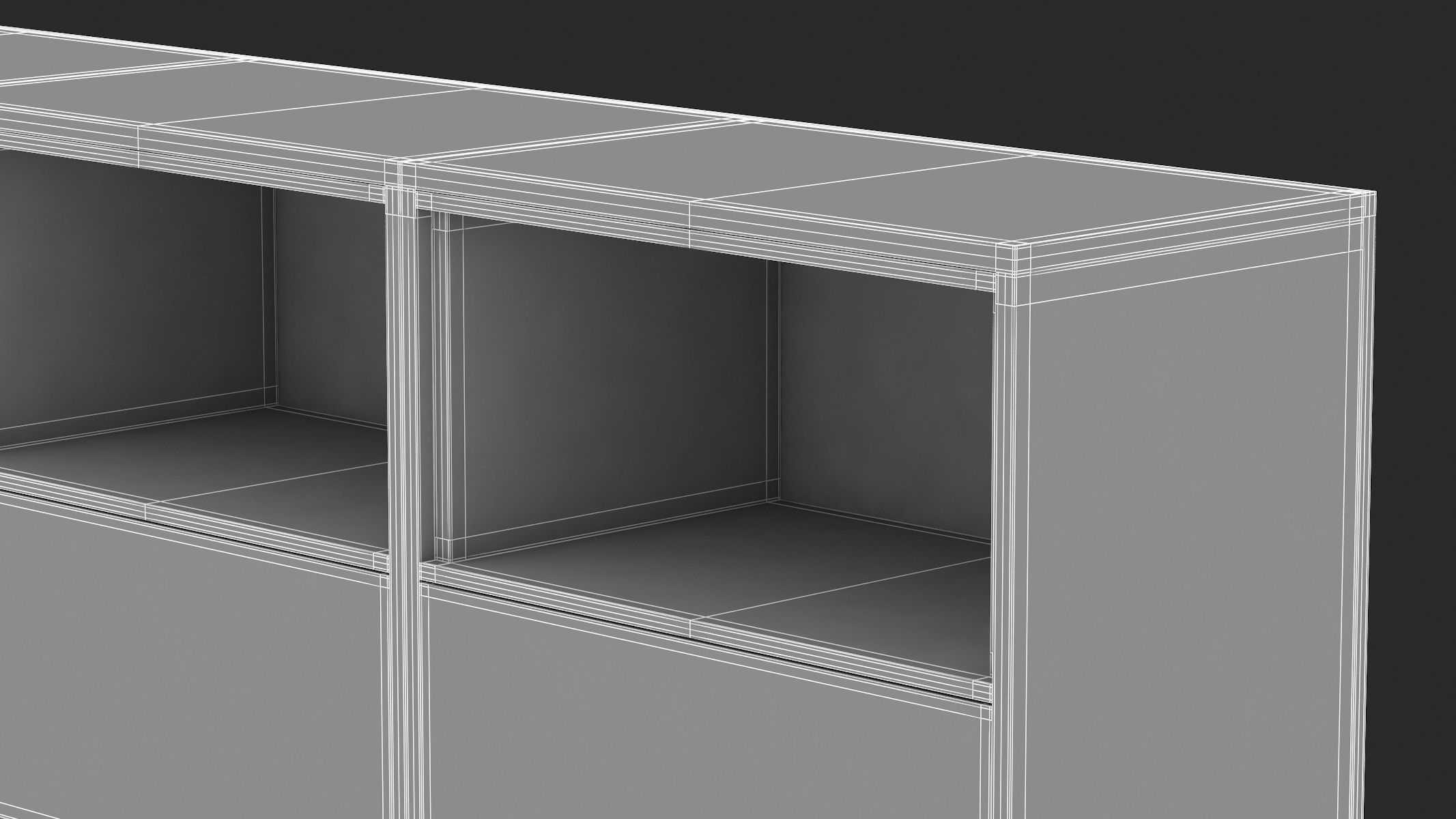 Herman Miller Storage Cabinet Meridian 1 3D model_15