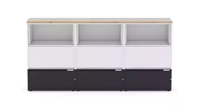 Herman Miller Storage Cabinet Meridian 1 3D model