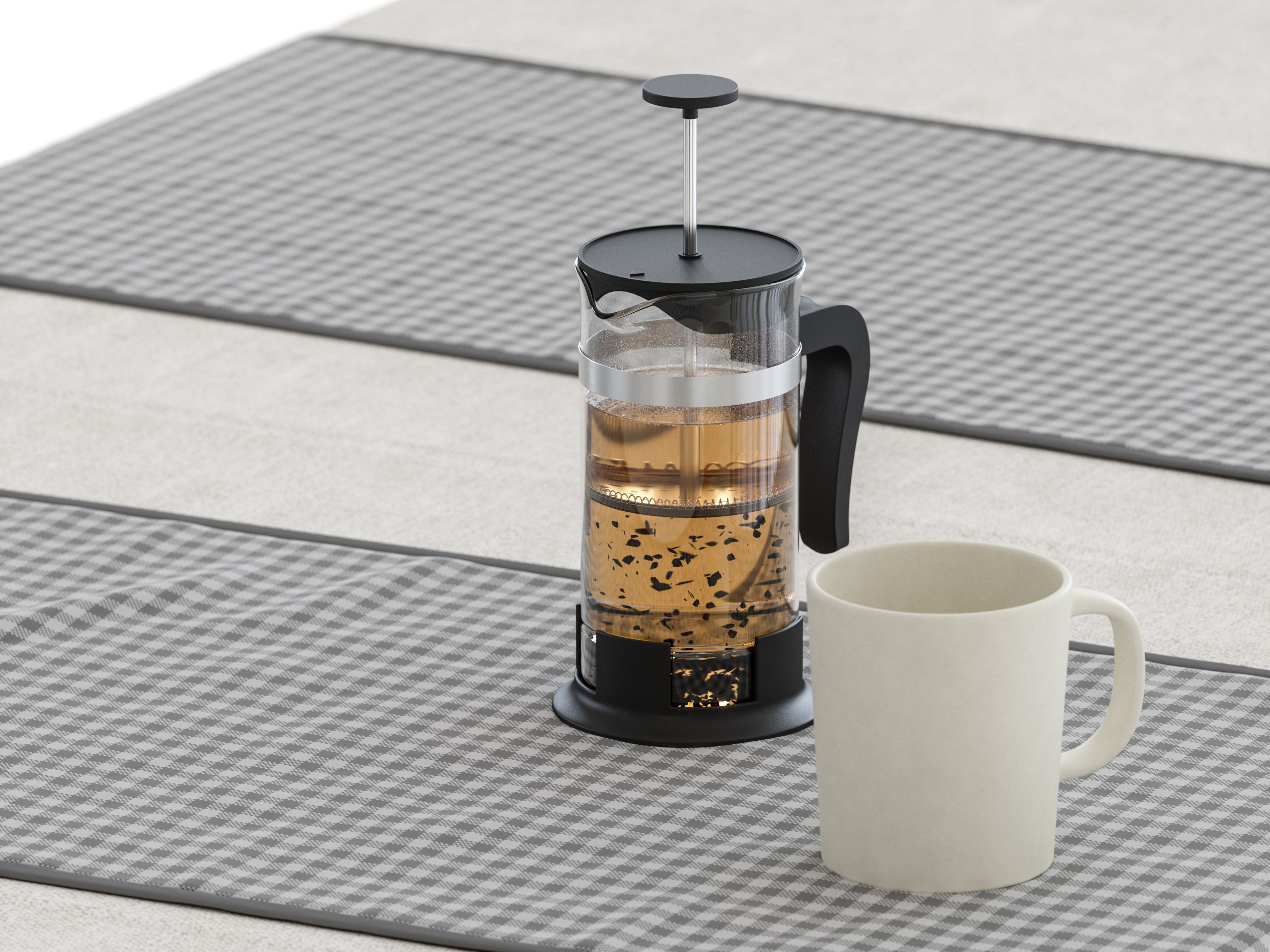 dinning set ikea dining table and chairs 3D model_3