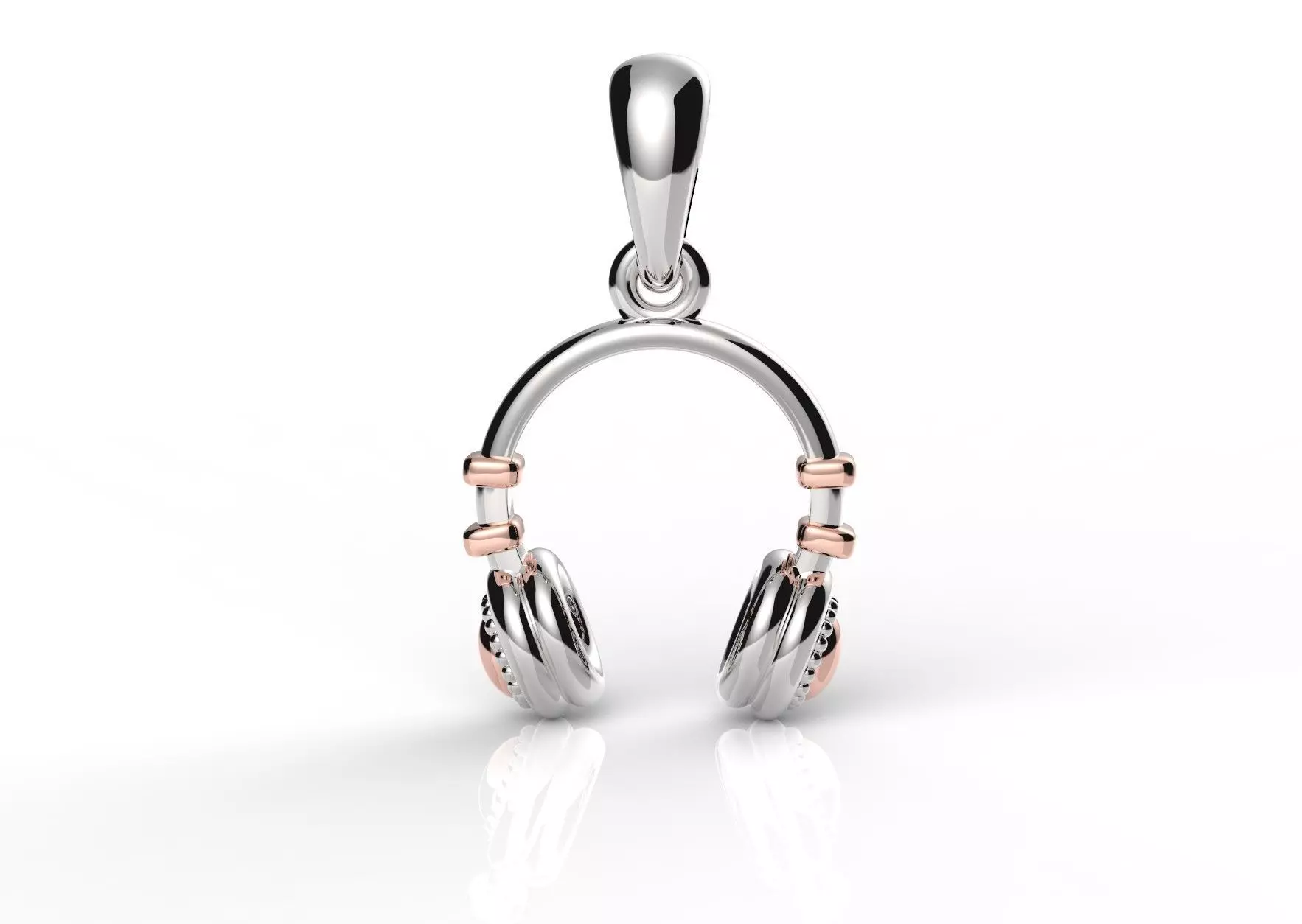 Headphone pendant 3D print model_0