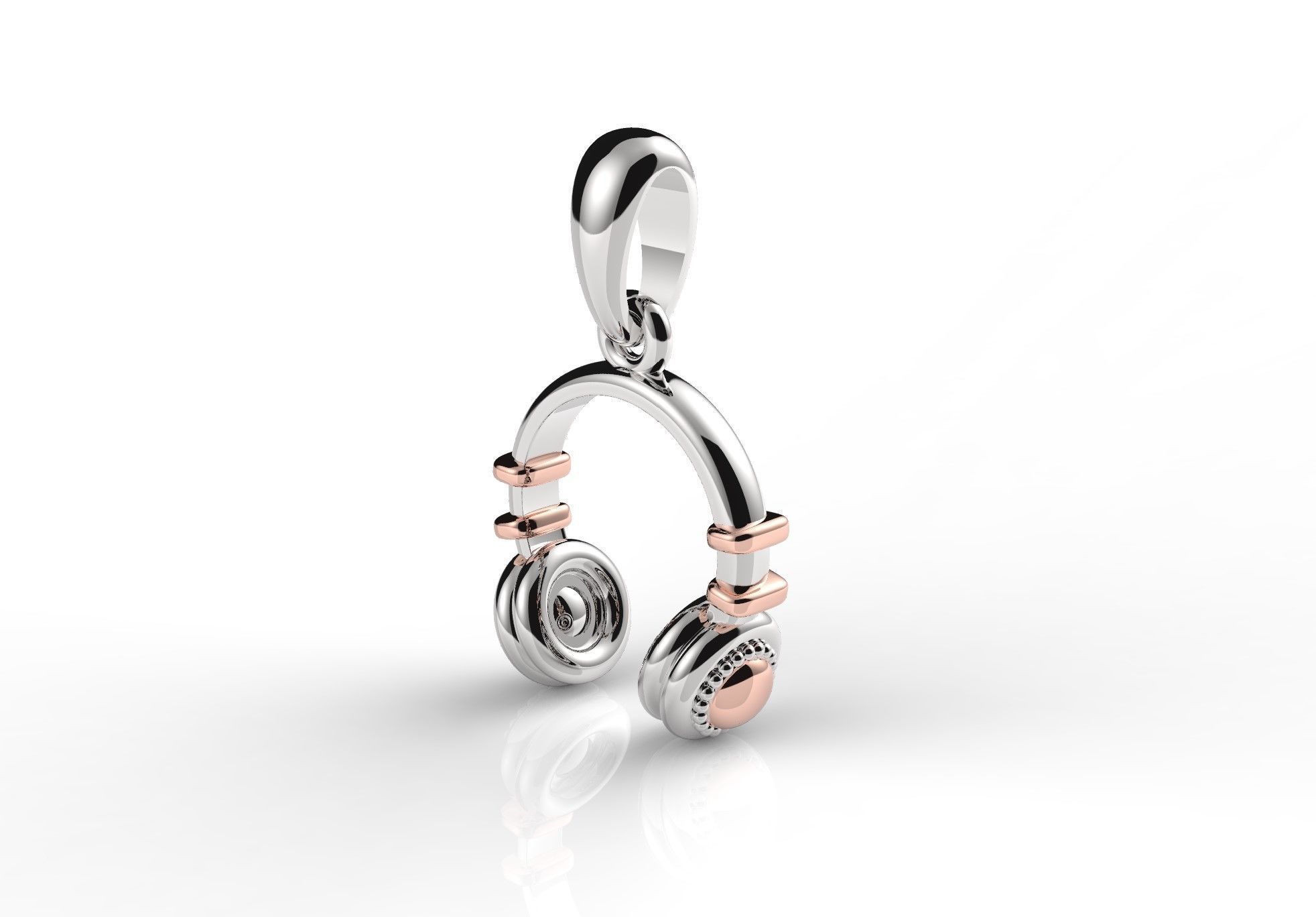 Headphone pendant 3D print model_1