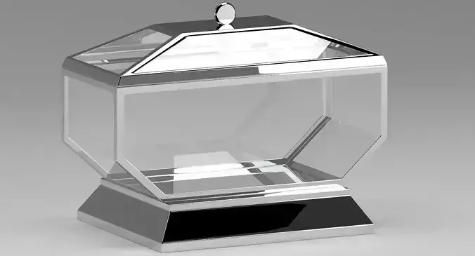 Glass Box 3D model