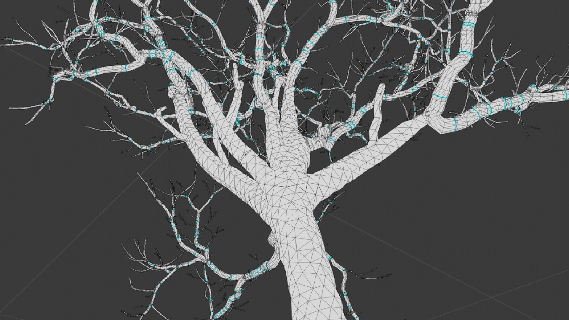 Dead Trees Pack 3D model_8