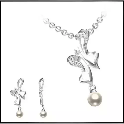JCD Format Personalized pearl pendant jewellery files