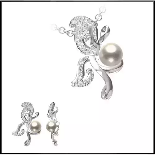 JCD Format Personalized pearl pendant jcd pearl pendant design