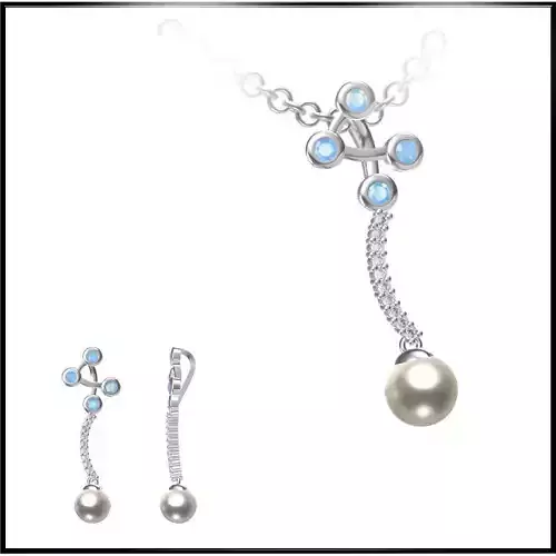 JCD Format Personalized pearl pendant jcd pearl pendant