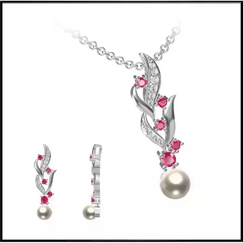 JCD Format Personalized pearl pendant jcd jewelry