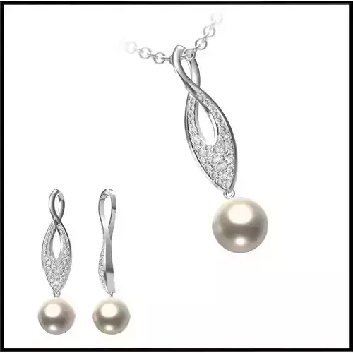 JCD Format Minimalist pearl pendant jewelry jcd programs