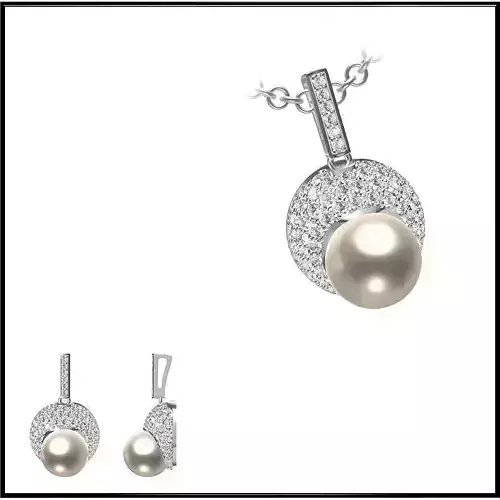 JCD Format Minimalist pearl pendant jewelry