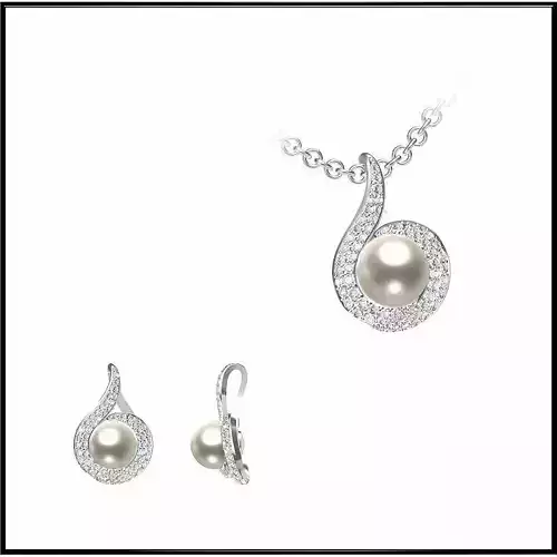 JCD Format Minimalist pearl pendant jcd pearl pendant