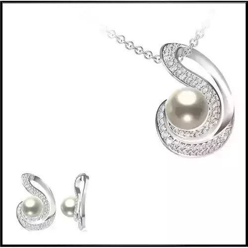 JCD Format Minimalist pearl pendant jcd jewellery design course