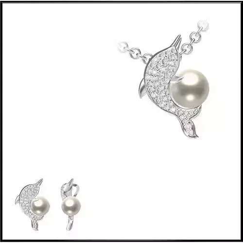 JCD Format Minimalist pearl pendant jcd design