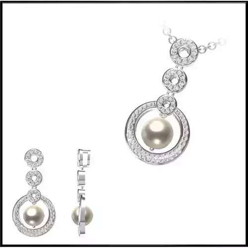 JCD Format Minimalist pearl pendant jcd