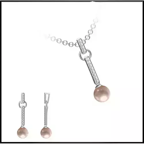 JCD Format Mens pearl pendant jewelry jcd programs