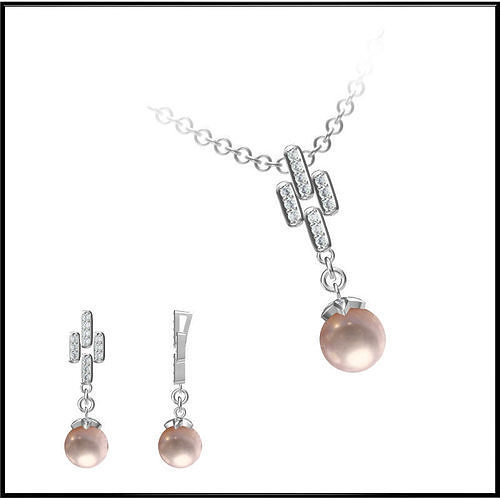 JCD Format Mens pearl pendant jewelry jcd 3D print model