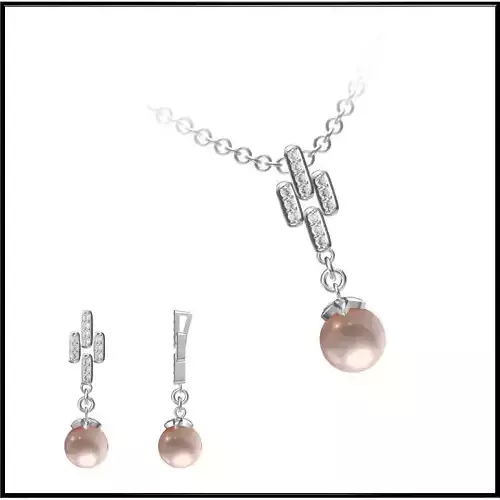 JCD Format Mens pearl pendant jewelry jcd