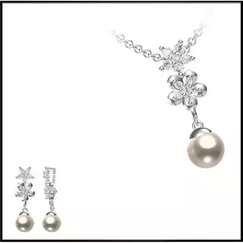 JCD Format Mens pearl pendant jewelry files for sale