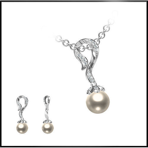 JCD Format Excellent pearl pendant jewellery design 3D print model