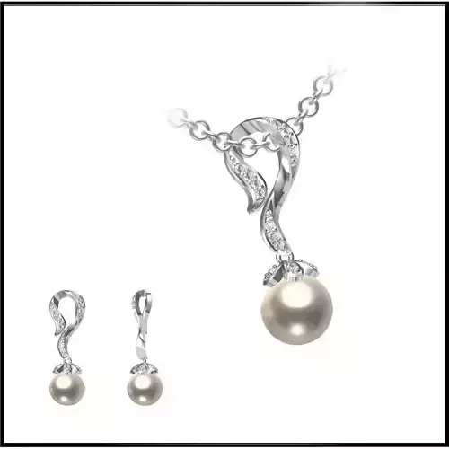 JCD Format Excellent pearl pendant jewellery design