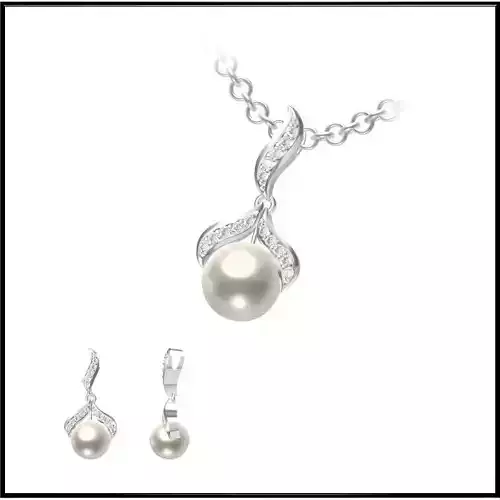 JCD Format Excellent pearl pendant jcd