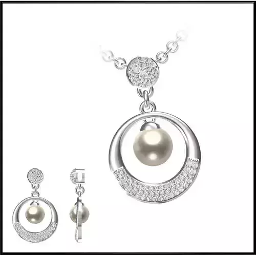 JCD Format Custom jewelry pearl pendant types of jewelry files