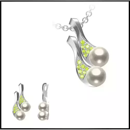 JCD Format  Custom jewelry pearl pendant jewelry design