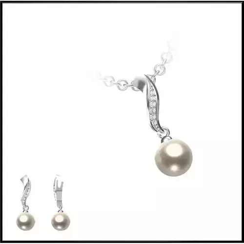 JCD Format  Custom jewelry pearl pendant jewellery jcd design