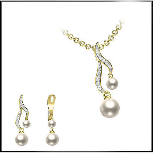 JCD Format  Custom jewelry pearl pendant jewellery design course 3D print model