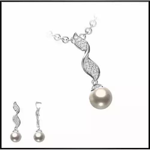 JCD Format  Custom jewelry pearl pendant jewelers file set