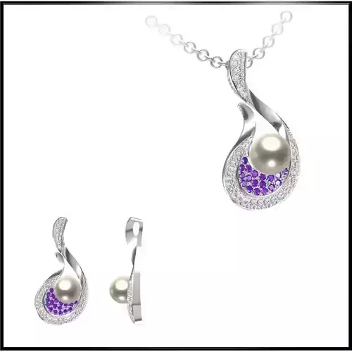 JCD Format  Custom jewelry pearl pendant jcd pendant design