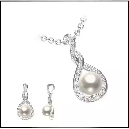 JCD Format  Custom jewelry pearl pendant jcd jewelry