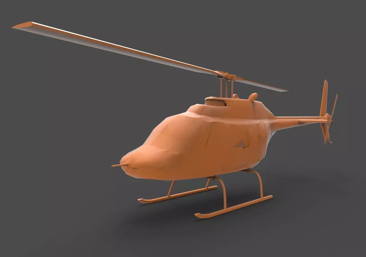 bell helicopter 3D print model_0