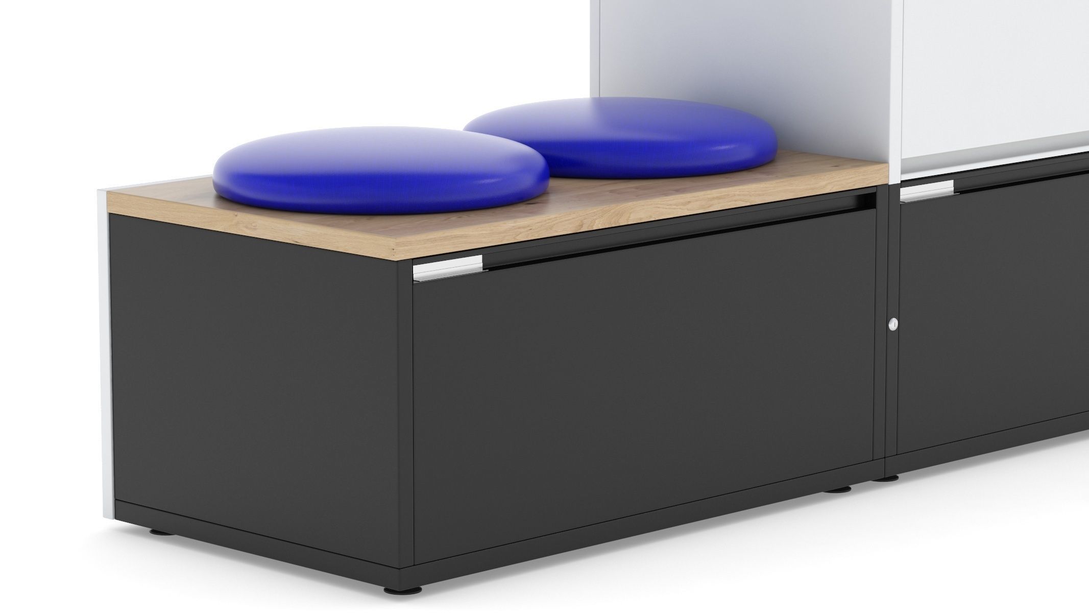 Herman Miller Storage Cabinet Meridian 2 3D model_8