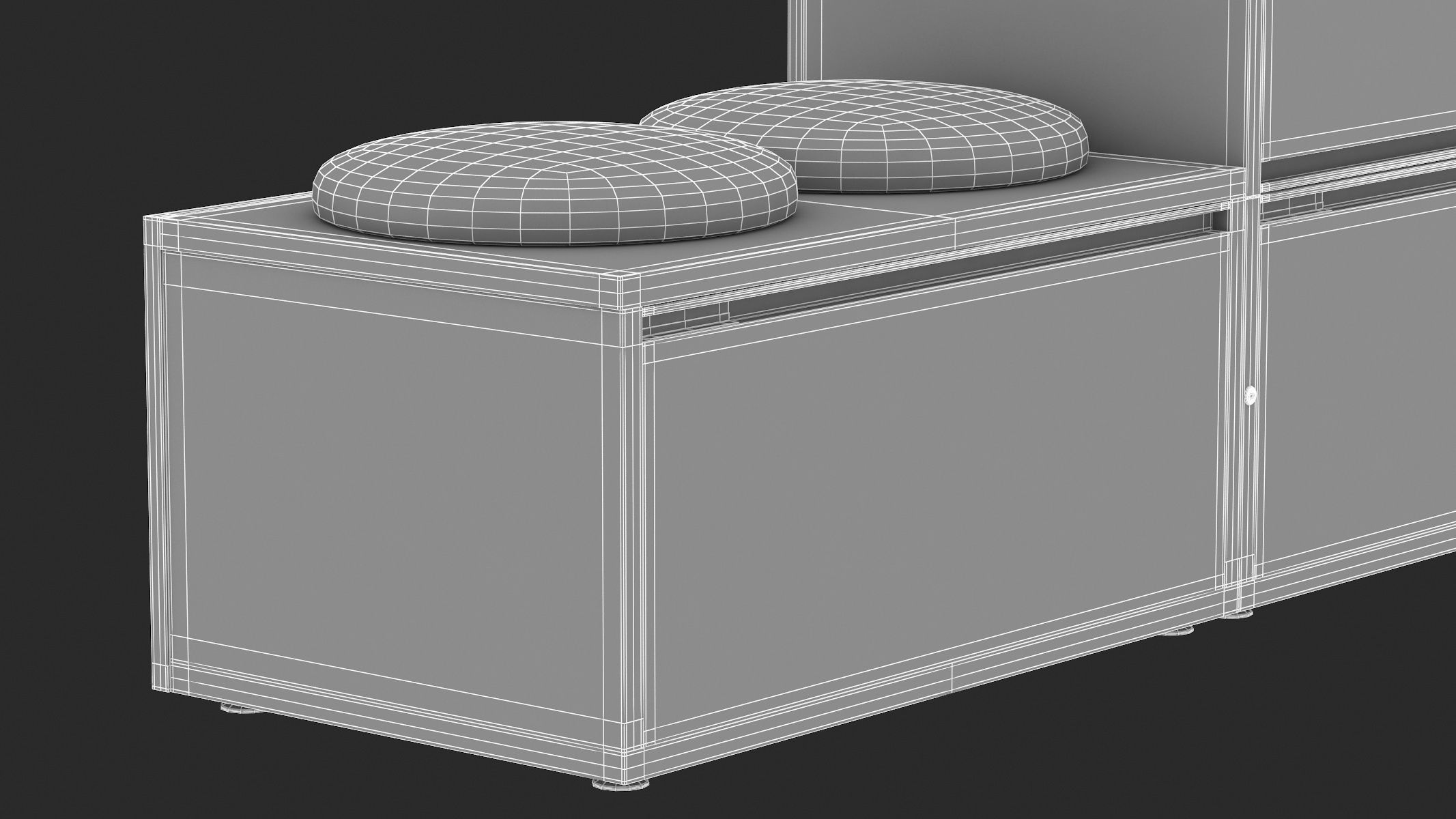 Herman Miller Storage Cabinet Meridian 2 3D model_19