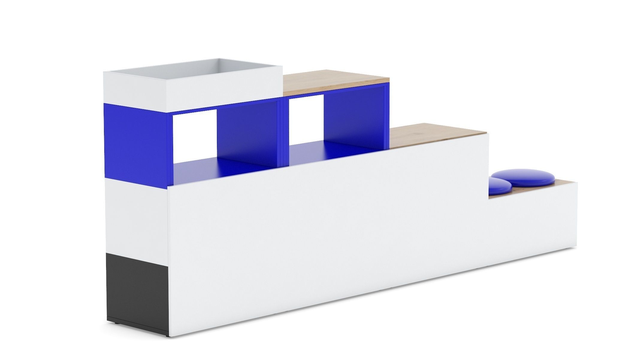 Herman Miller Storage Cabinet Meridian 2 3D model_4