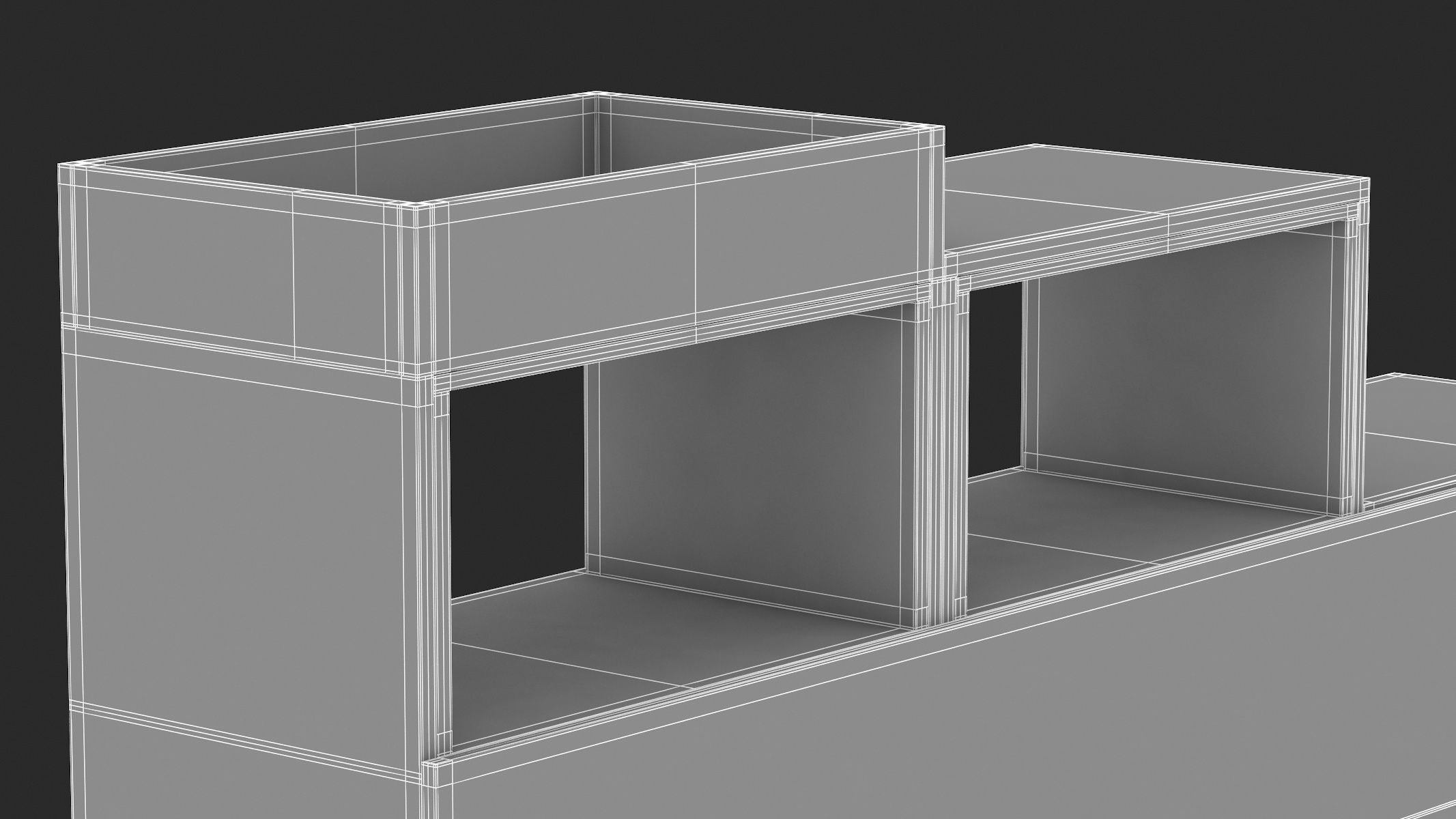 Herman Miller Storage Cabinet Meridian 2 3D model_15