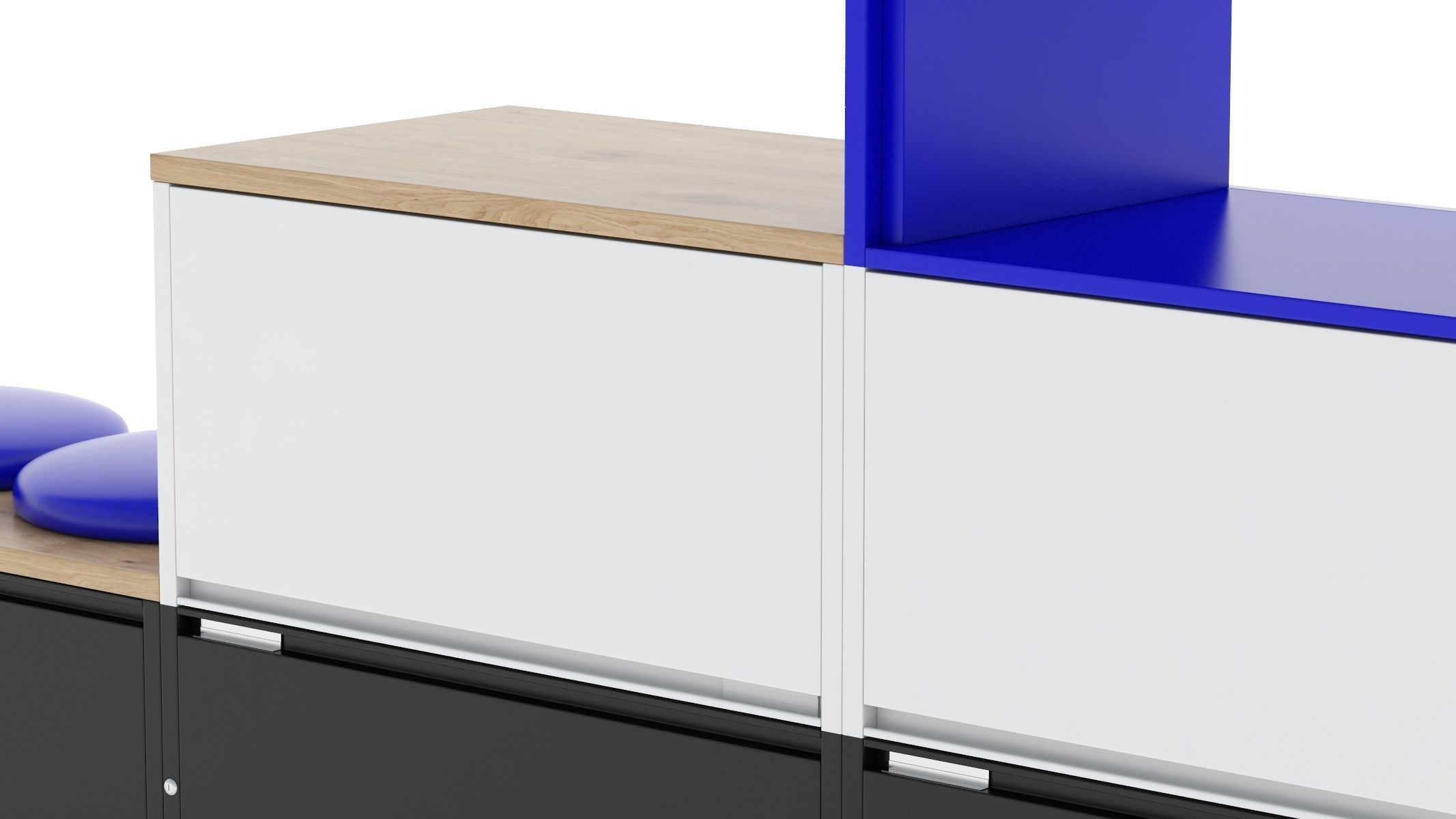 Herman Miller Storage Cabinet Meridian 2 3D model_7