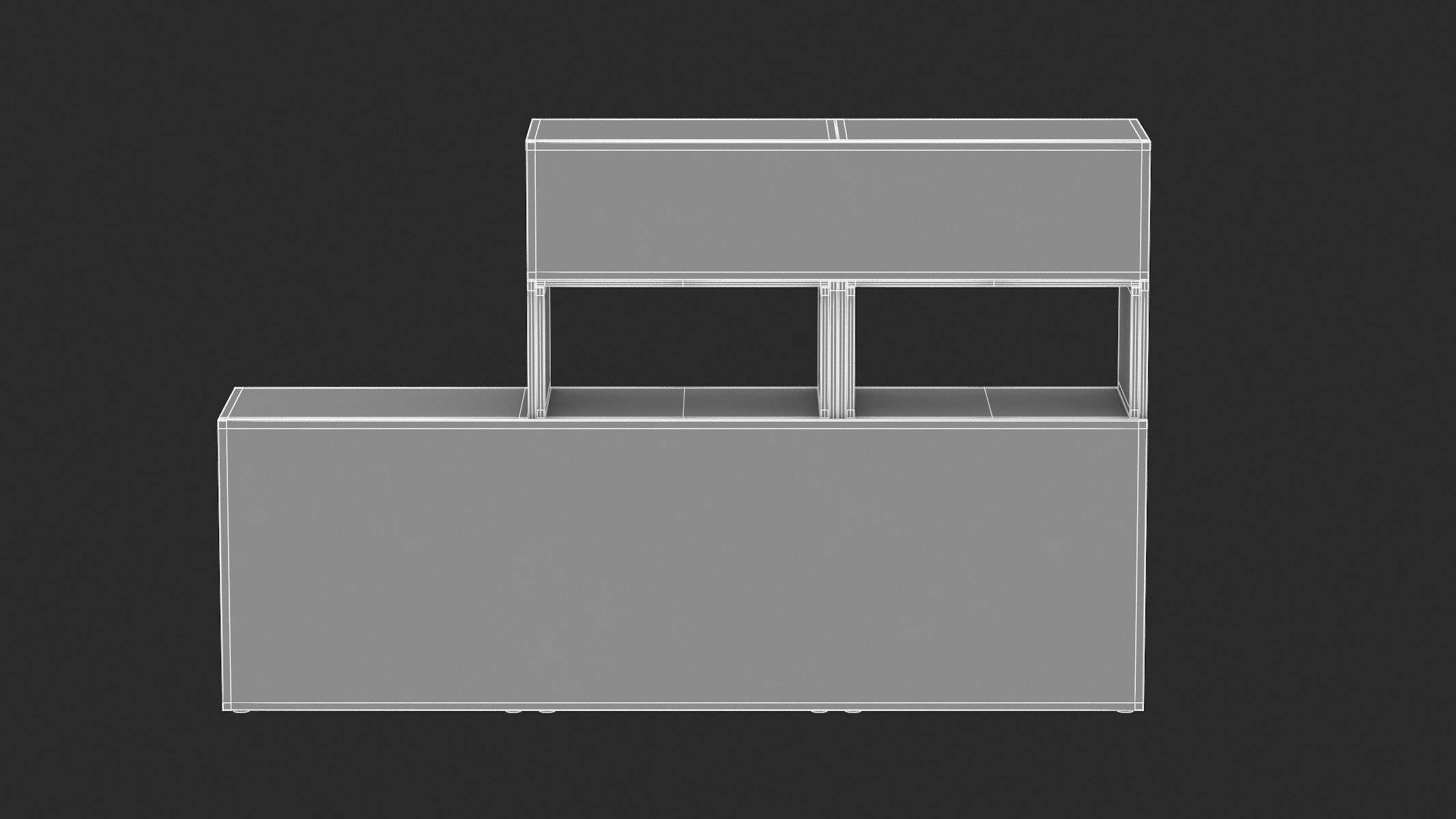 Herman Miller Storage Cabinet Meridian 3 3D model_13