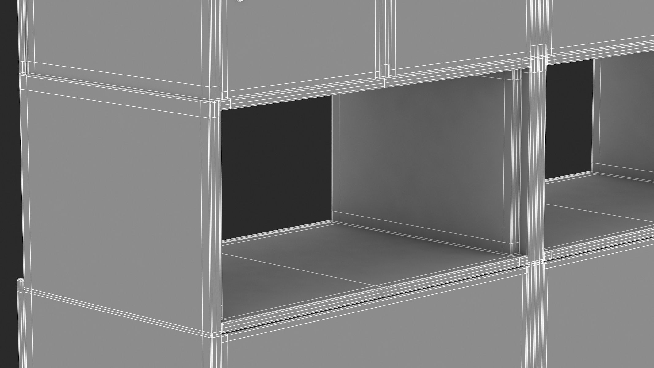 Herman Miller Storage Cabinet Meridian 3 3D model_19