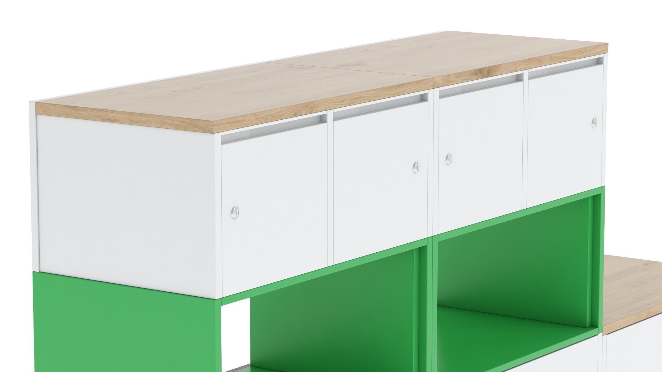 Herman Miller Storage Cabinet Meridian 3 3D model_9