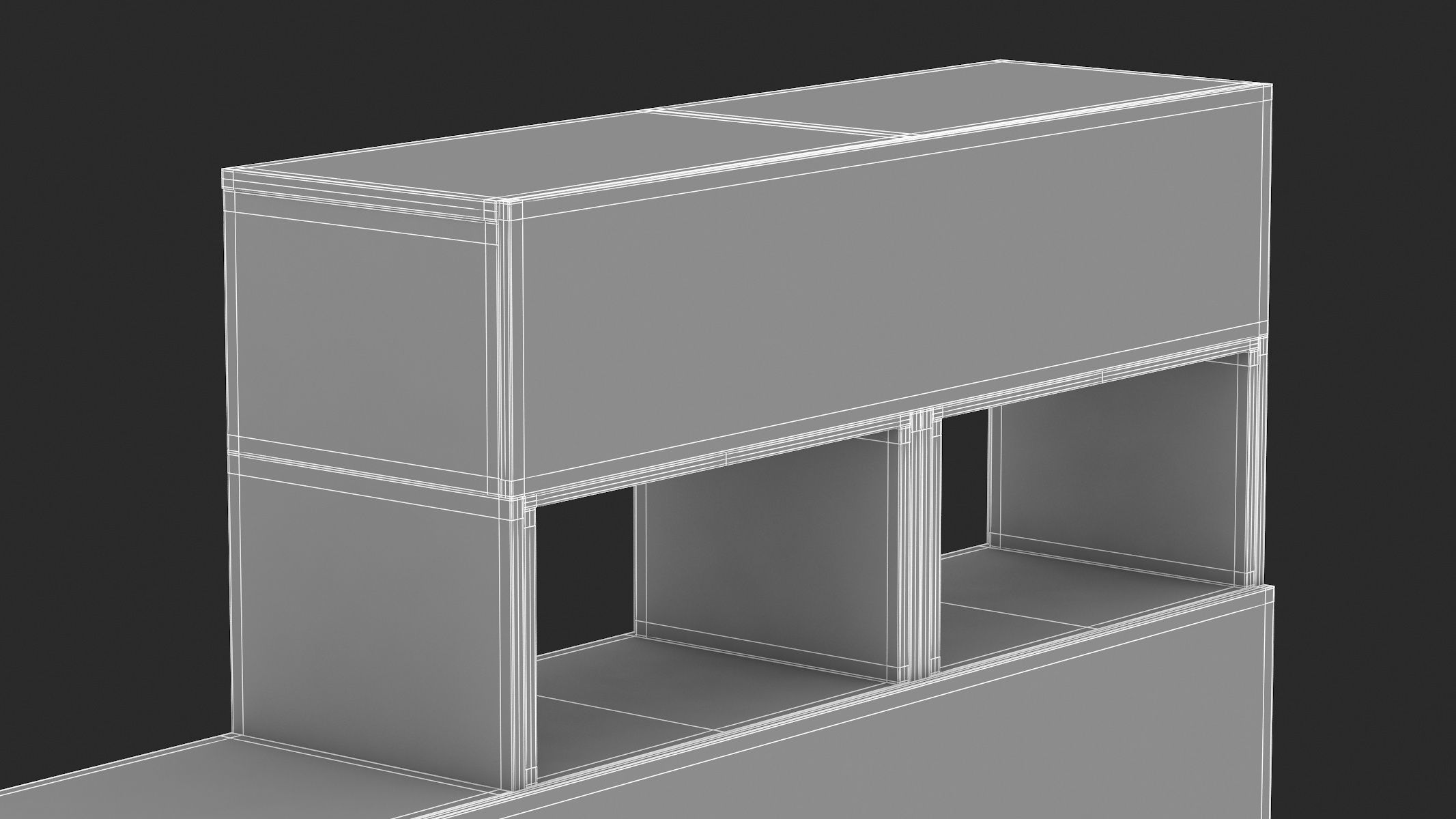 Herman Miller Storage Cabinet Meridian 3 3D model_15