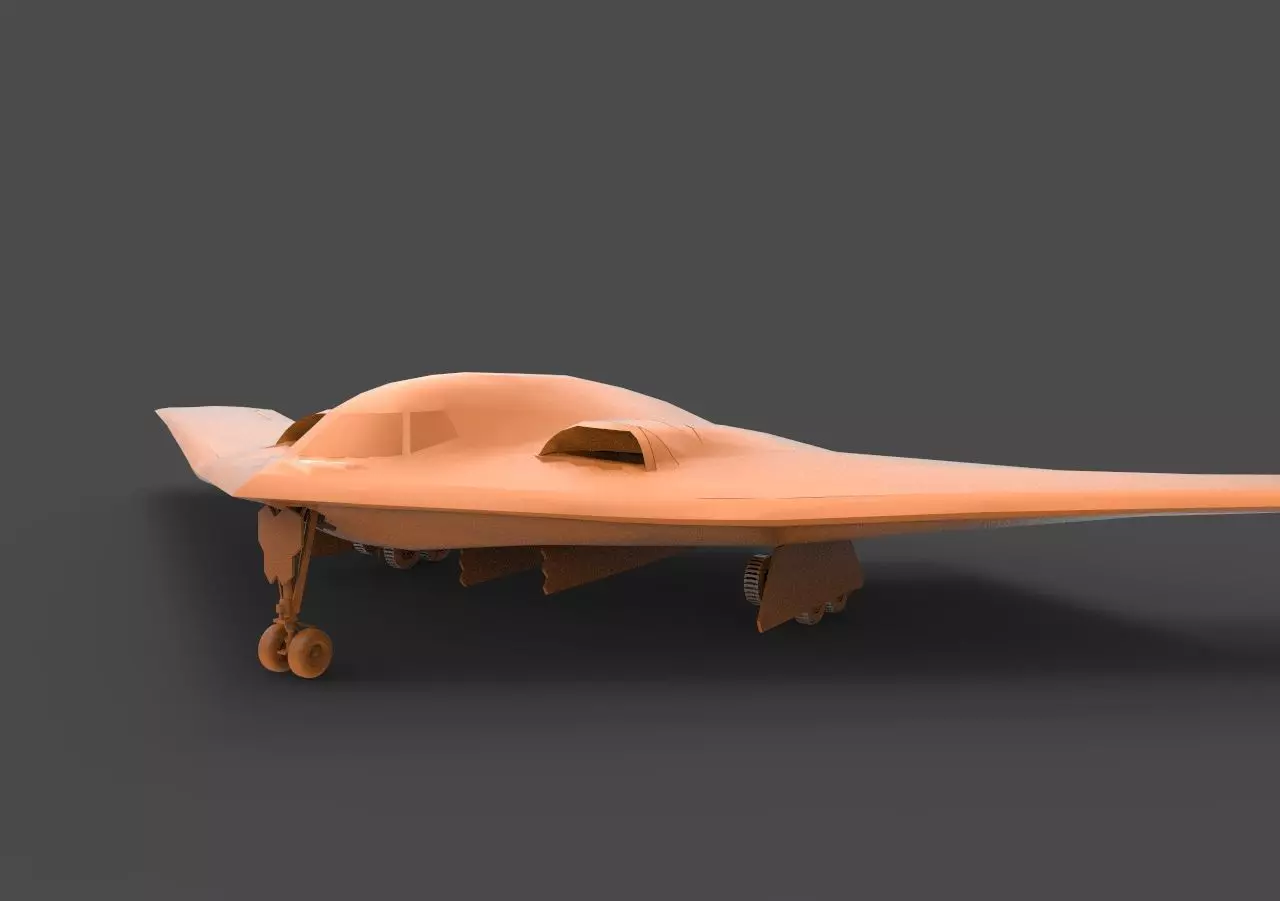 B2- M orange drone 3D print model