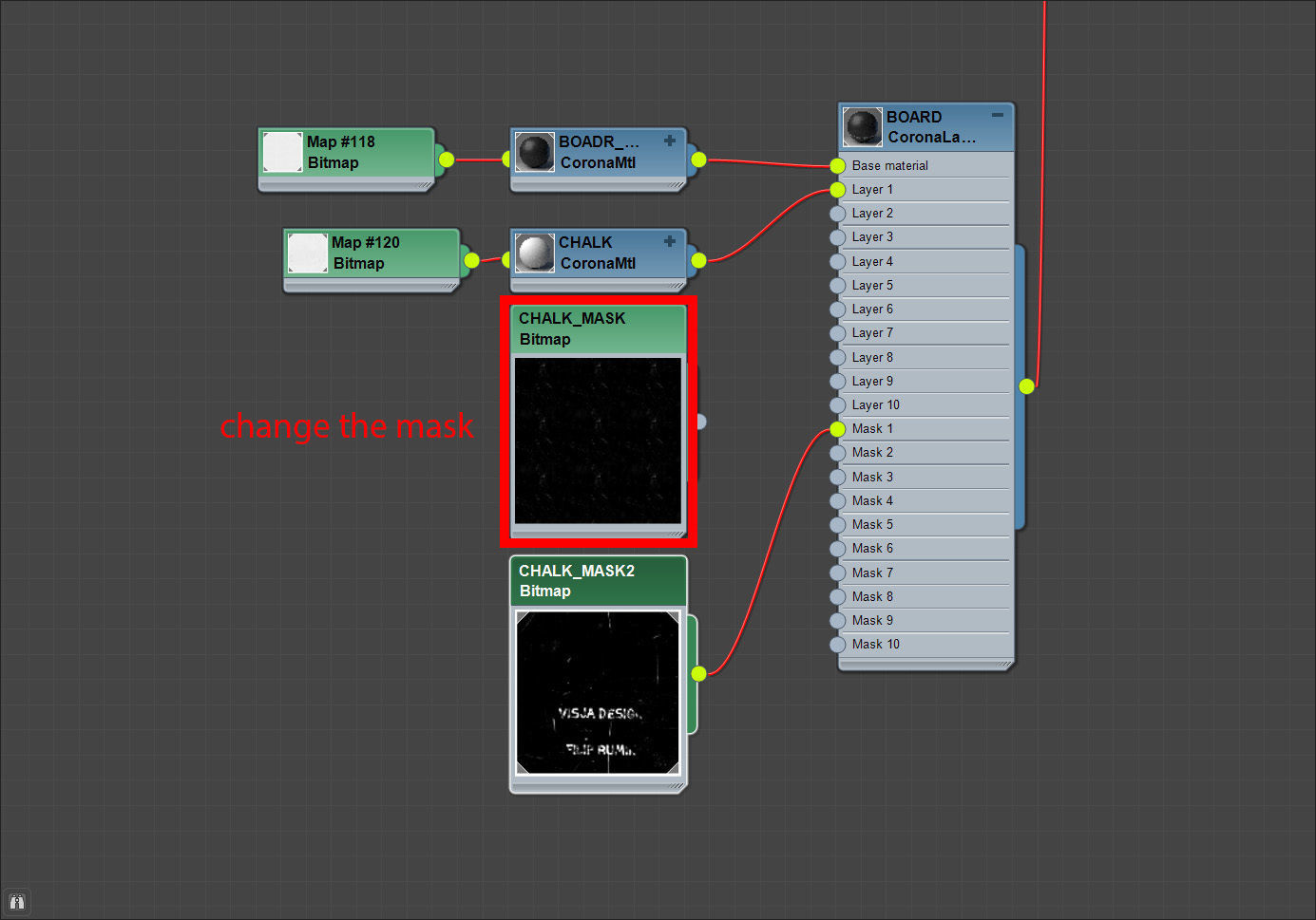 Drafting Table with Blackboard 3D model_15