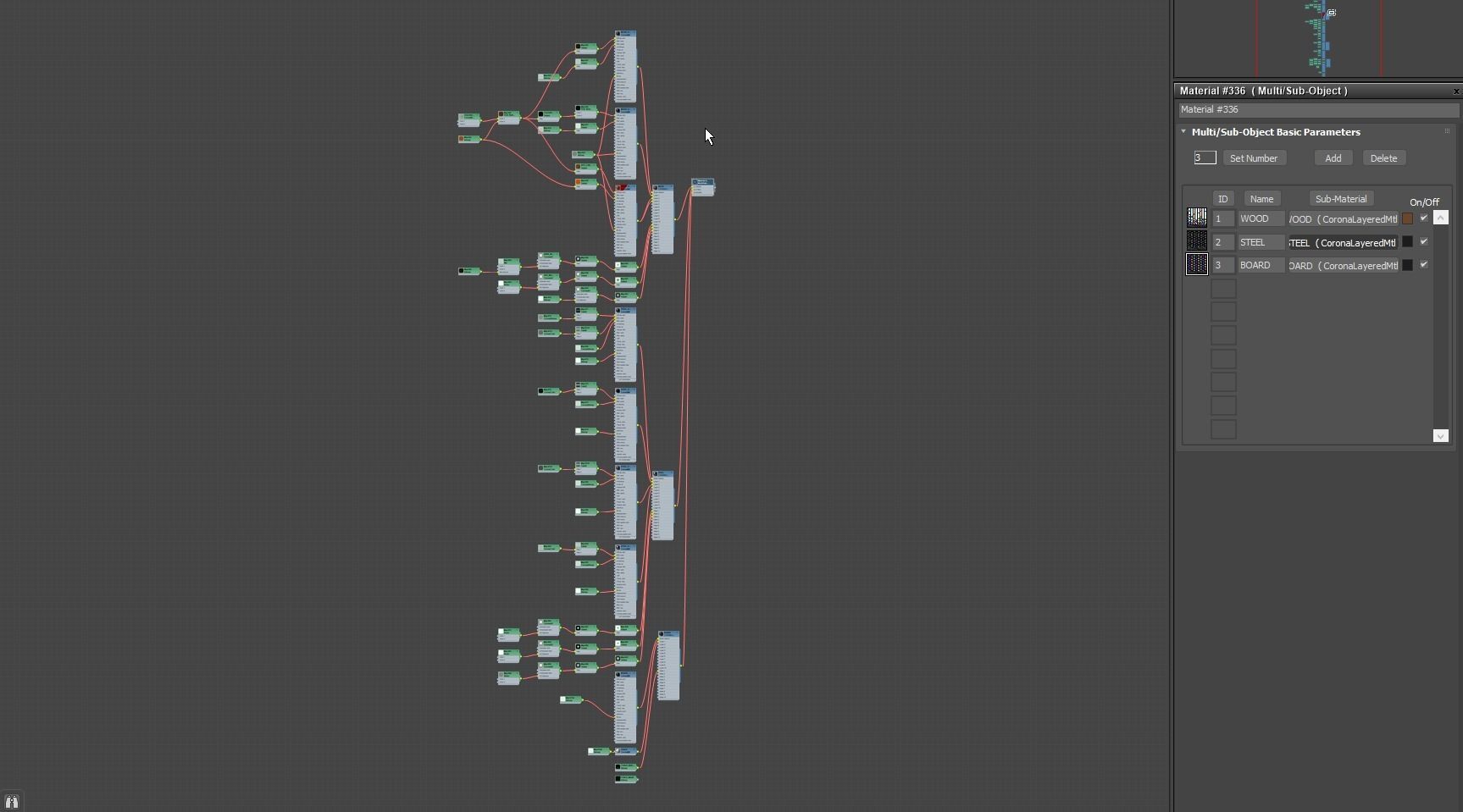Drafting Table with Blackboard 3D model_11