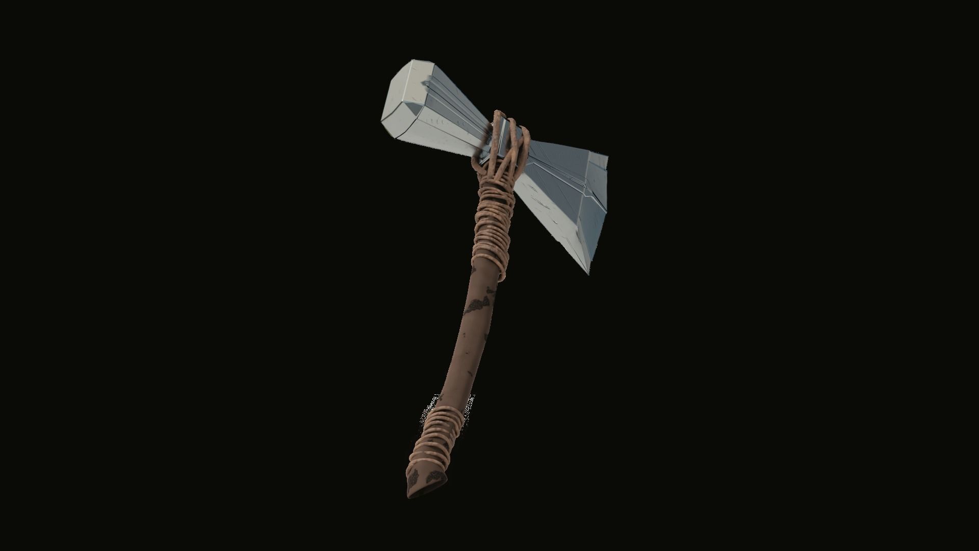 Stormbreaker wrath of gods melee weapon 3D model_36