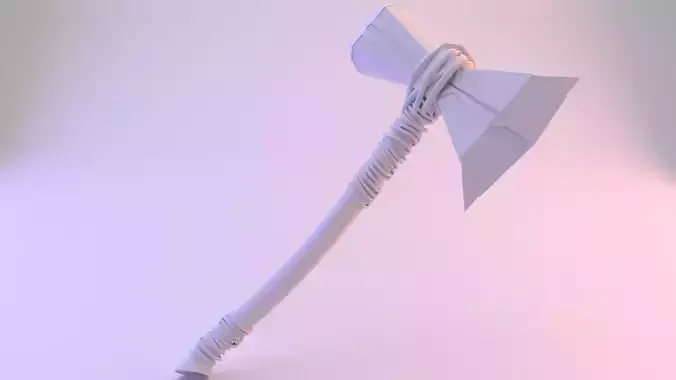 Stormbreaker wrath of gods melee weapon 3D model