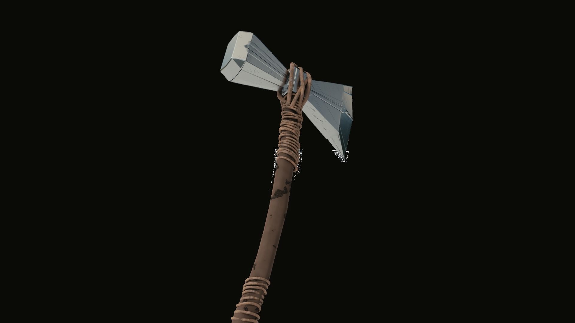 Stormbreaker wrath of gods melee weapon 3D model_12