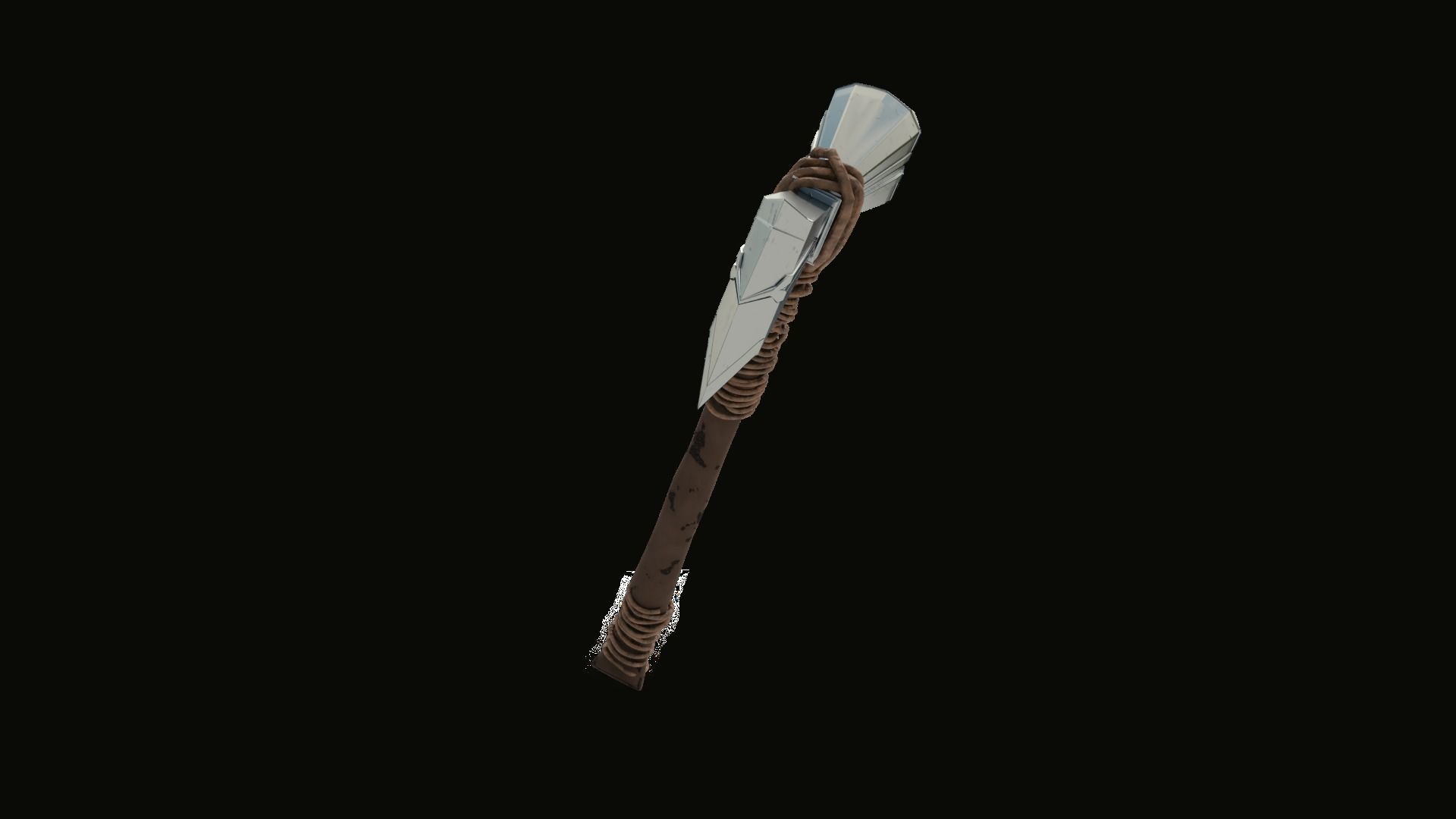 Stormbreaker wrath of gods melee weapon 3D model_27